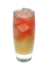 Cocktail on white