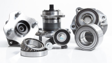 the composition of the three automotive wheel bearing and ABS sensor with slots, with koninicheskim...