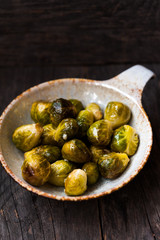 Brussels sprouts with garlic