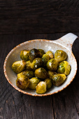 Brussels sprouts with garlic