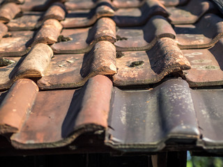 Sch&auml;den am Dach