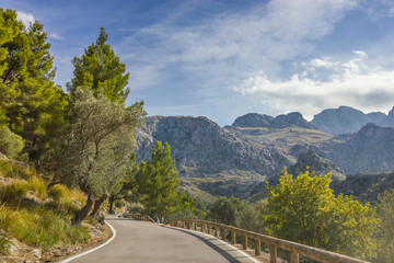 Beautiful view of Sa Calobra on Mallorca Island, Spain