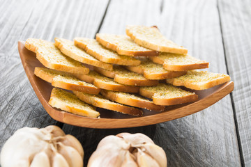 crispy bread garlic