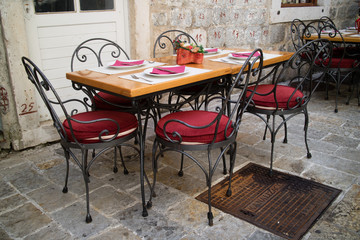 outdoor cafe