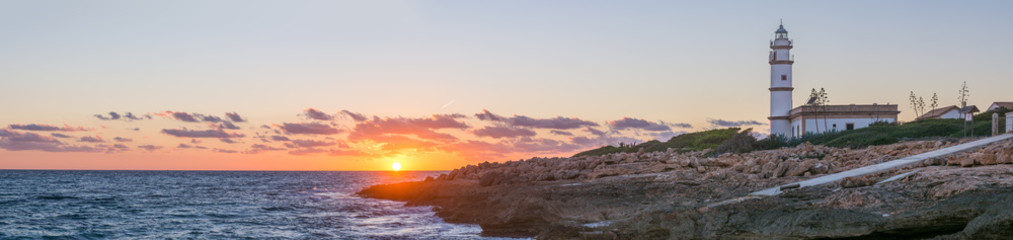 Phare du Cap de Ses Salines, Majorque - panorama haute résolution