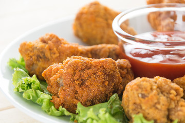 fried crispy chicken