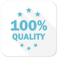 quality blue flat icon