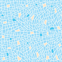 Mosaic background in in light blue tones/Vector seamless colorful mosaic background in in light blue tones