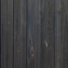 Black wood fence texture and background seamless