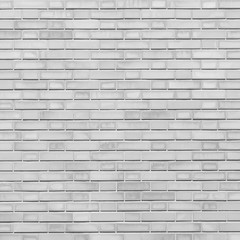 White brick stone wall seamless background and texture