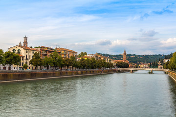 Cityscape of Verona, Italy