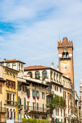 Fototapeta na wymiar Gardello tower in Verona, Italy