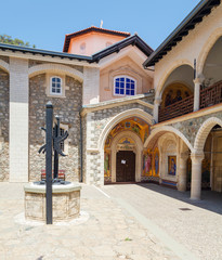 Fototapeta na wymiar Famous Kykkos Monastery, Cyprus