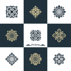 Design Luxury Template Set. Swash Elements Art Vector Vintage St