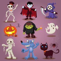 Vintage Halloween character design