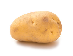 potato on a white background