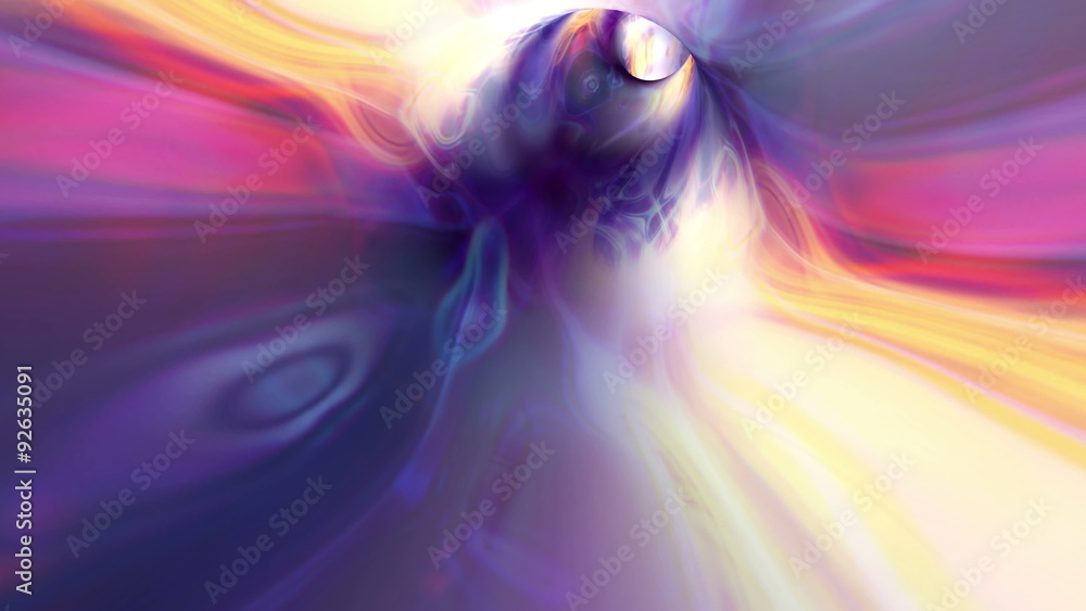 Canvas Prints light fx2072: traveling through a tunnel of liquid light (video loop).