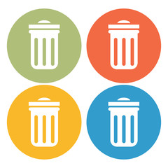 Trash can icon
