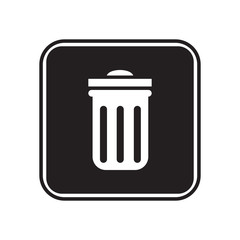 Trash can icon