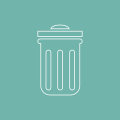 Trash can icon