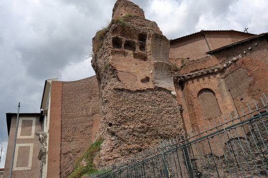 Detail of Basilica Santa Maria degli Angeli e dei Martiri