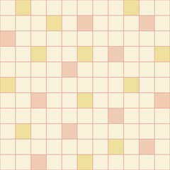 Light mosaic tile seamless pattern vector illustration
