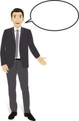 Homme d'affaire Manager Patron 11