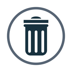 Trash can icon