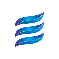 Obraz premium E Letter Logo Design. Vector logo with letter e