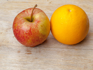 Apple, oranges