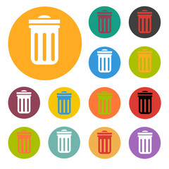 Trash can icon
