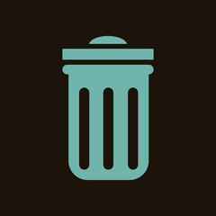 Trash can icon