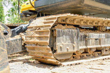 Fototapeta premium Crawler Bulldozer