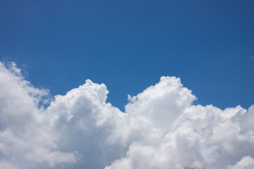 Fototapeta na wymiar blue sky and white cloud