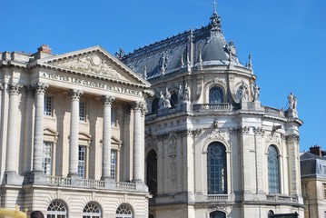 Fototapeta na wymiar Chapel at Versailles from rear