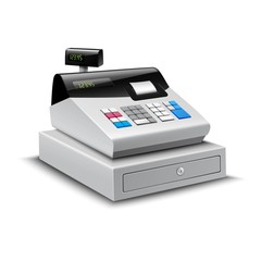 Cash Register Isolated