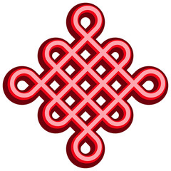 Chinese knot vector illustration