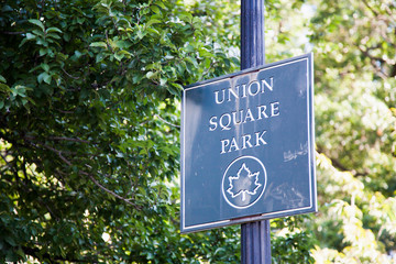 Naklejka premium Union Square Park in New York City