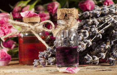 Rose and Lavender Essential Oil