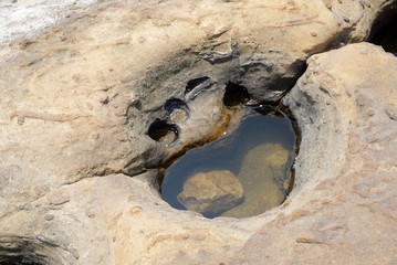 geography features in Yehliu Geopark