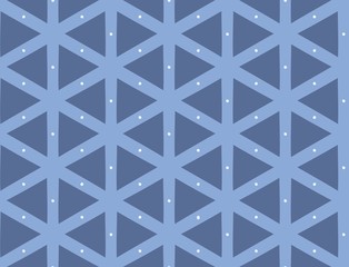 Vector seamless pattern, repeating geometric tiles.