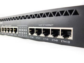 ethernet port on black router