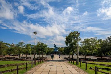 Naklejka premium 長崎平和公園