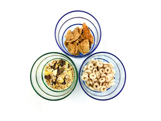 Three kind of cereal