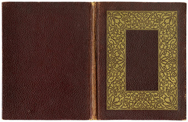 Old open book 1920 - Celtic knots frame