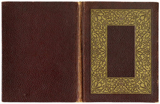 Old open book 1920 - Celtic knots frame