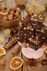 Christmas chocolate fudge