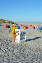 Strandkörbe auf Juist