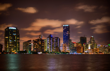 Miami at night