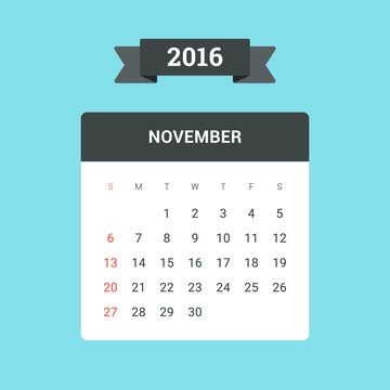 November 2016 Calendar